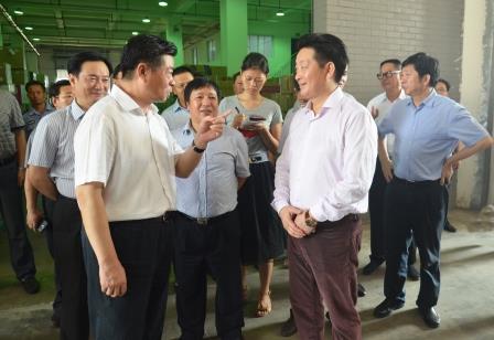 江西省委常委、統(tǒng)戰(zhàn)部長蔡曉明視察仁和集團